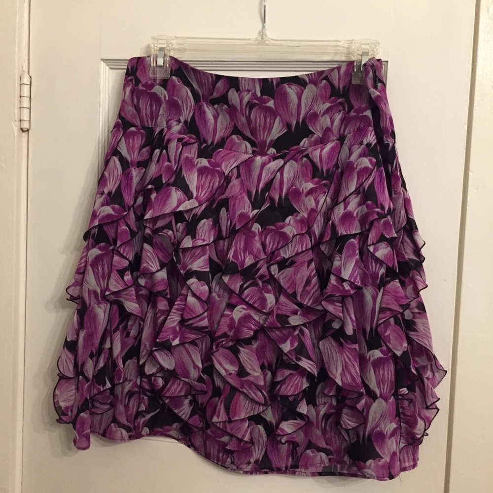 Worthington Floral Printed Skirt